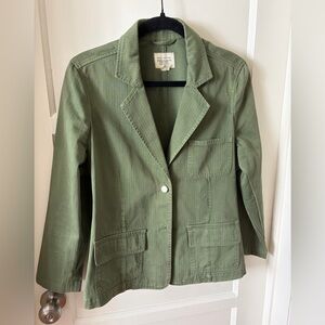 Nili Lotan Olive Green Women's Blazer